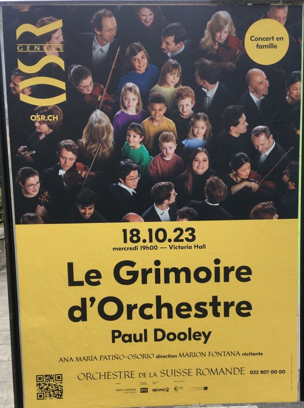 Affiche — Le Grimoire d’orchestre — Concert en famille
