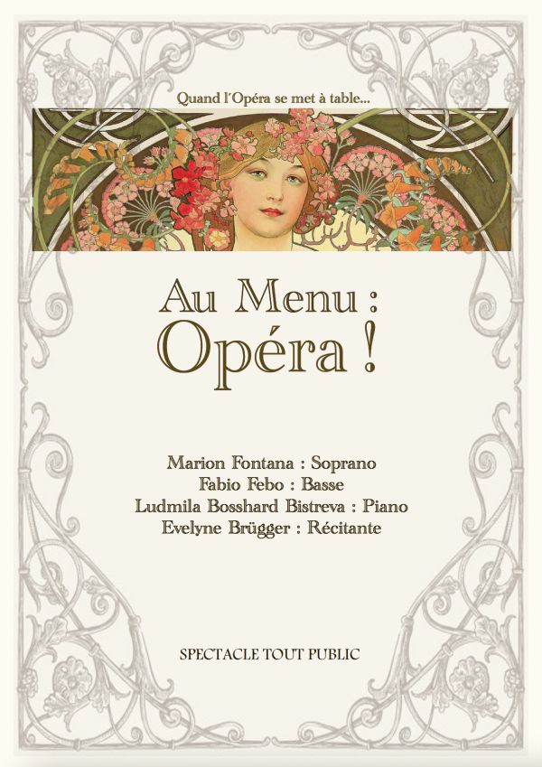 Affiche — Au Menu : OpérA — La Casanita