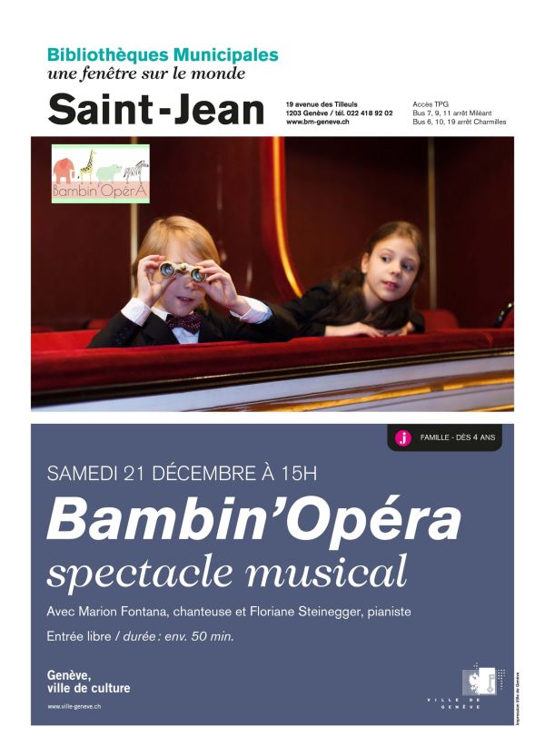 Affiche — Bibliothèque de Saint-Jean